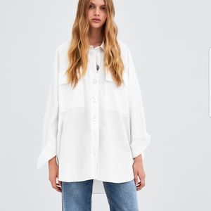 Zara Oversized  white Shirt!